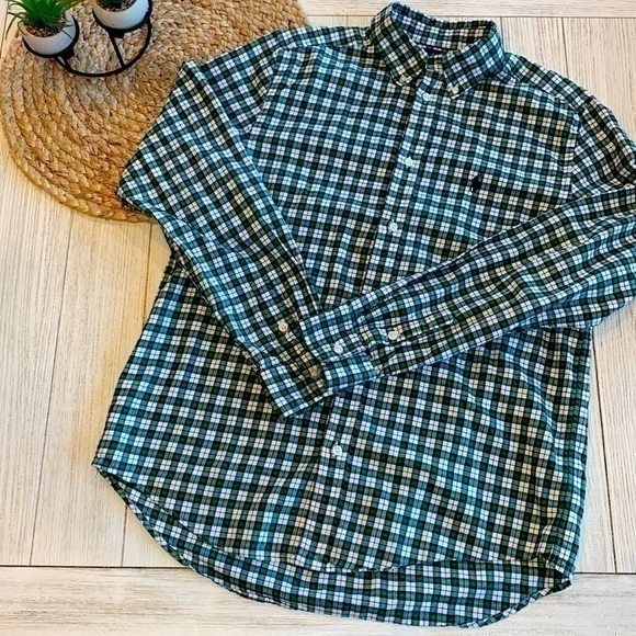 Polo Ralph Lauren Other - Polo Ralph Lauren green checkered button down XL
